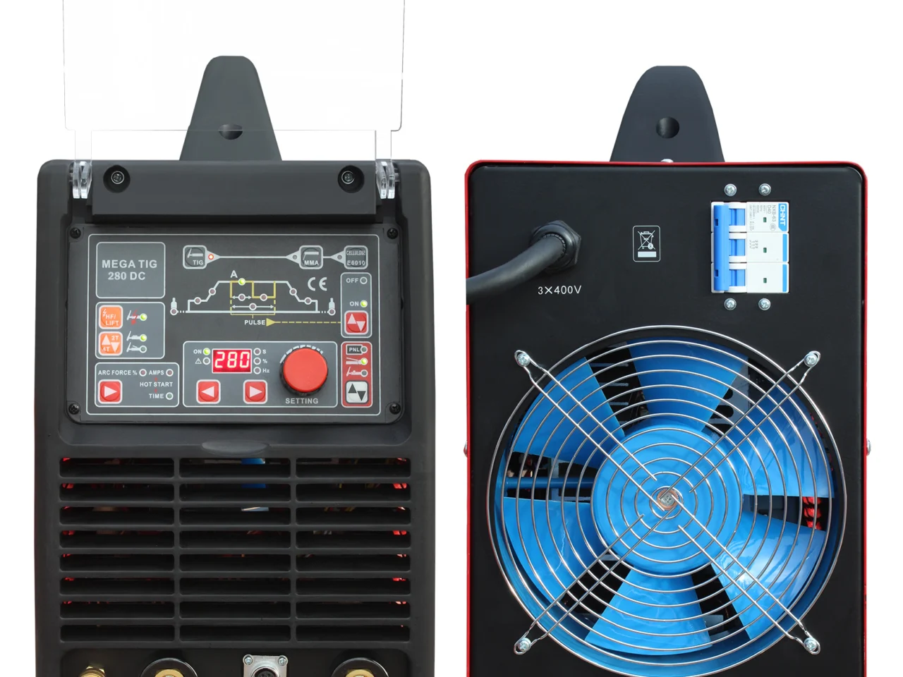 Spawarka inwertorowa MegaTig DC 280 Welder Fantasy+uchwyt Parker SGT18FX, zdjęcie 4