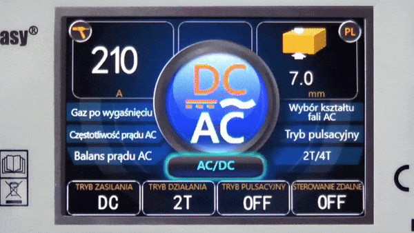 Spawarka inwertorowa TIG BI-POWER 210 AC/DC Welder Fantasy HOT, zdjęcie 4