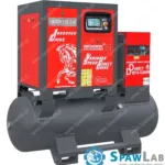 Sprężarka śrubowa ARROW II VSD 15 kW/500 710-1100 l/min. 16 Bar zestaw na zbiorniku poziomym 500L+ osuszacz + filtry ISO 8573-1 1:4:1