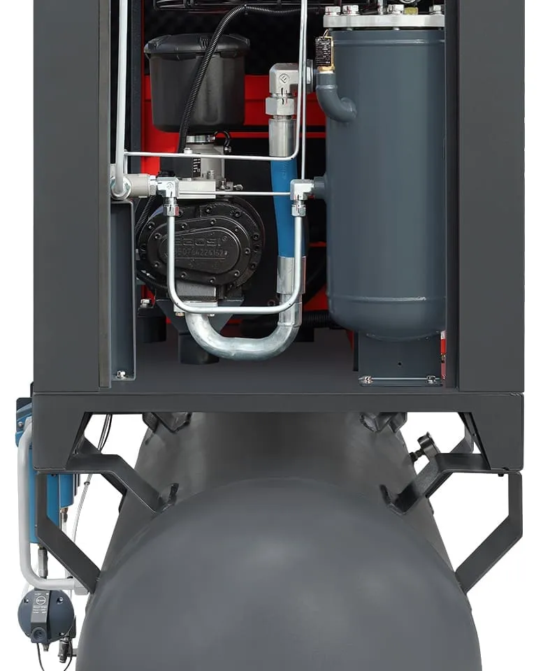 Sprężarka śrubowa ARROW II VSD 15 kW/500 710-1100 l/min. 16 Bar zestaw na zbiorniku poziomym 500L+ osuszacz + filtry ISO 8573-1 1:4:1, zdjęcie 10