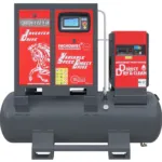 Sprężarka śrubowa ARROW II VSD 15 kW/500 710-1100 l/min. 16 Bar zestaw na zbiorniku poziomym 500L+ osuszacz + filtry ISO 8573-1 1:4:1, zdjęcie 2