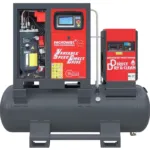 Sprężarka śrubowa ARROW II VSD 15 kW/500 710-1100 l/min. 16 Bar zestaw na zbiorniku poziomym 500L+ osuszacz + filtry ISO 8573-1 1:4:1, zdjęcie 3