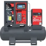 Sprężarka śrubowa ARROW II VSD 15 kW/500 710-1100 l/min. 16 Bar zestaw na zbiorniku poziomym 500L+ osuszacz + filtry ISO 8573-1 1:4:1, zdjęcie 5