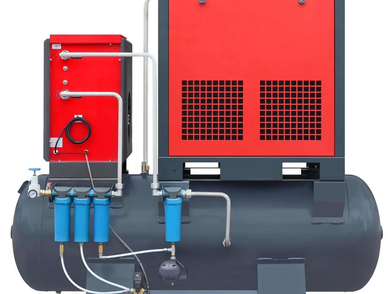 Sprężarka śrubowa ARROW II VSD 15 kW/500 710-1100 l/min. 16 Bar zestaw na zbiorniku poziomym 500L+ osuszacz + filtry ISO 8573-1 1:4:1, zdjęcie 6