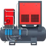 Sprężarka śrubowa ARROW II VSD 15 kW/500 710-1100 l/min. 16 Bar zestaw na zbiorniku poziomym 500L+ osuszacz + filtry ISO 8573-1 1:4:1, zdjęcie 6