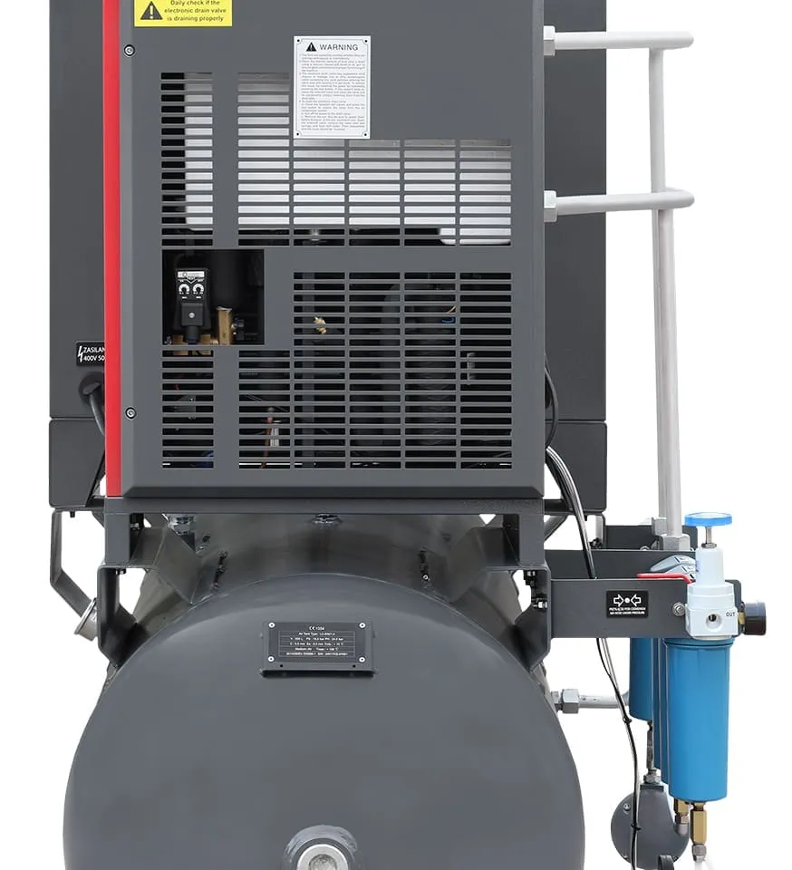Sprężarka śrubowa ARROW II VSD 15 kW/500 710-1100 l/min. 16 Bar zestaw na zbiorniku poziomym 500L+ osuszacz + filtry ISO 8573-1 1:4:1, zdjęcie 8