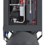 Sprężarka śrubowa ARROW II VSD 15 kW/500 720-1800 l/min. 10 Bar zestaw na zbiorniku poziomym 500L + osuszacz + filtry ISO 8573-1 1:4:1, zdjęcie 10