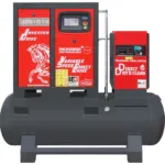 Sprężarka śrubowa ARROW II VSD 15 kW/500 720-1800 l/min. 10 Bar zestaw na zbiorniku poziomym 500L + osuszacz + filtry ISO 8573-1 1:4:1, zdjęcie 2