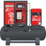 Sprężarka śrubowa ARROW II VSD 15 kW/500 720-1800 l/min. 10 Bar zestaw na zbiorniku poziomym 500L + osuszacz + filtry ISO 8573-1 1:4:1, zdjęcie 4