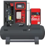 Sprężarka śrubowa ARROW II VSD 15 kW/500 720-1800 l/min. 10 Bar zestaw na zbiorniku poziomym 500L + osuszacz + filtry ISO 8573-1 1:4:1, zdjęcie 5