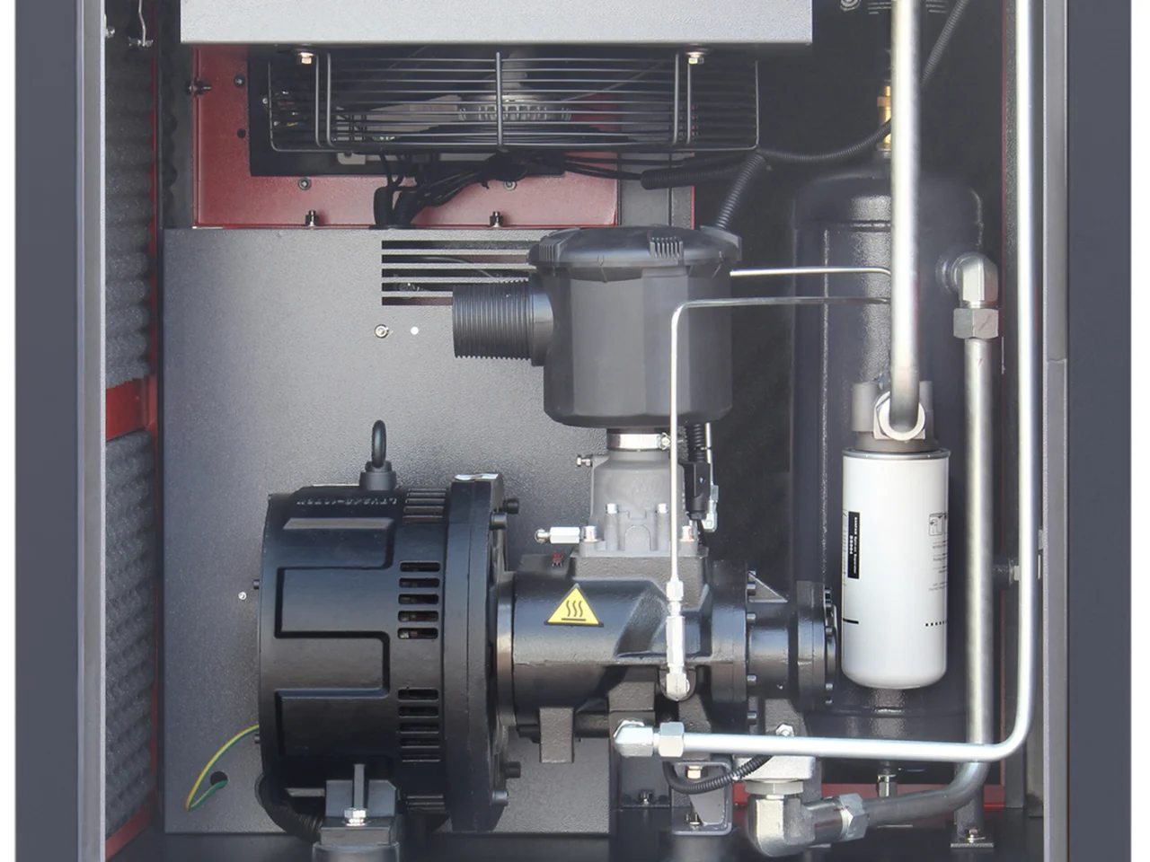 Sprężarka śrubowa Profi Kompressoren ARROW II 15 kW VSD 720-1800 l/min 10 bar 400V napęd bezpośredni, zdjęcie 8