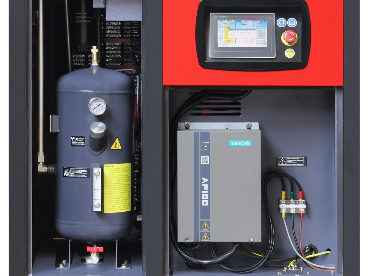 Sprężarka śrubowa Profi Kompressoren ARROW II 22 kW VSD 1160-3000 l/min 10 bar 400V napęd bezpośredni, zdjęcie 6