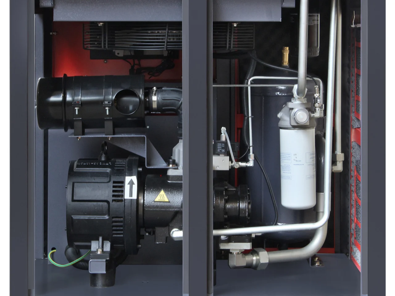 Sprężarka śrubowa Profi Kompressoren ARROW II 22 kW VSD 1160-3000 l/min 10 bar 400V napęd bezpośredni, zdjęcie 8