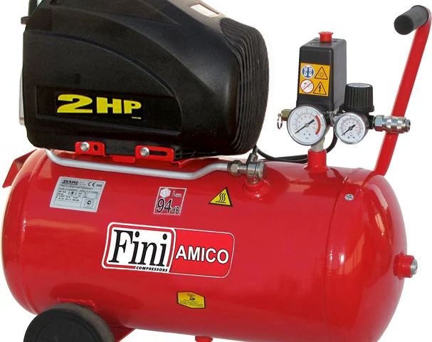 Sprężarka tłokowa kompresor Fini Amico 25/SF2500 - 24l zbiornik HOT
