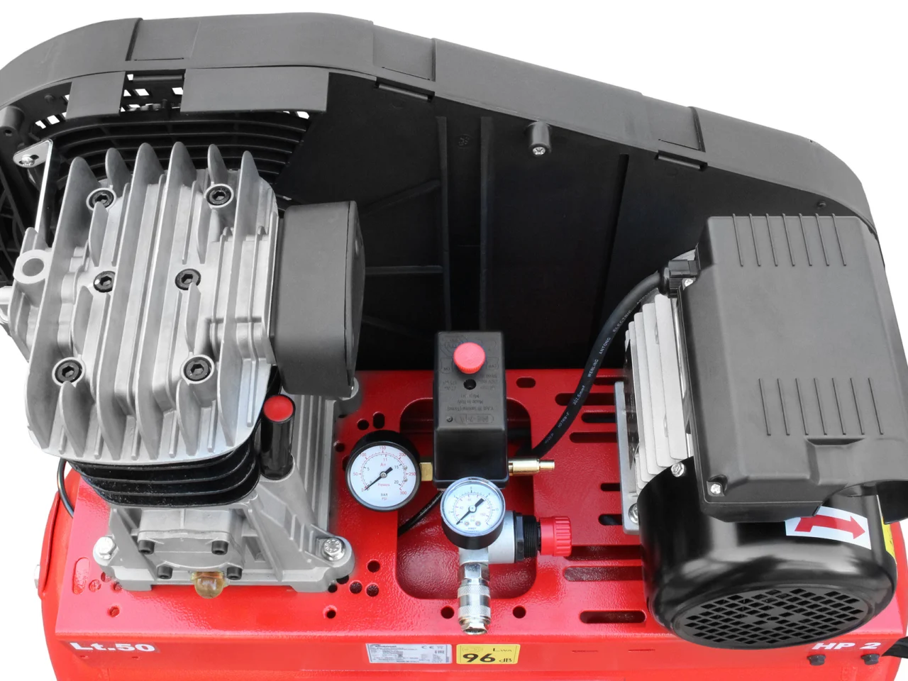 Sprężarka tłokowa kompresor Shamal CM 255/50 SB28 230V 1.5kW 10 bar, zdjęcie 2