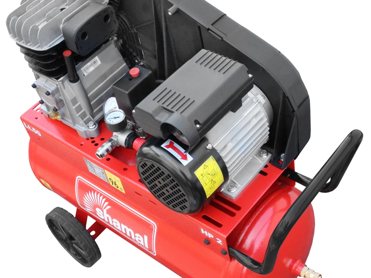 Sprężarka tłokowa kompresor Shamal CM 255/50 SB28 230V 1.5kW 10 bar, zdjęcie 5