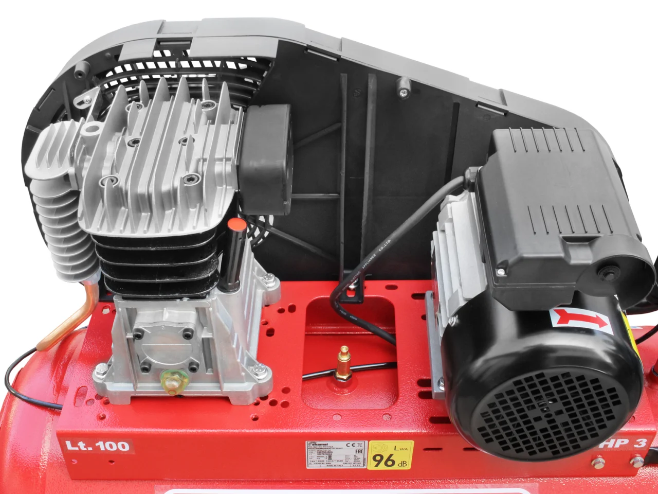 Sprężarka tłokowa kompresor Shamal CM 330/100 SB28C 2.2kW 230V 10 bar, zdjęcie 2
