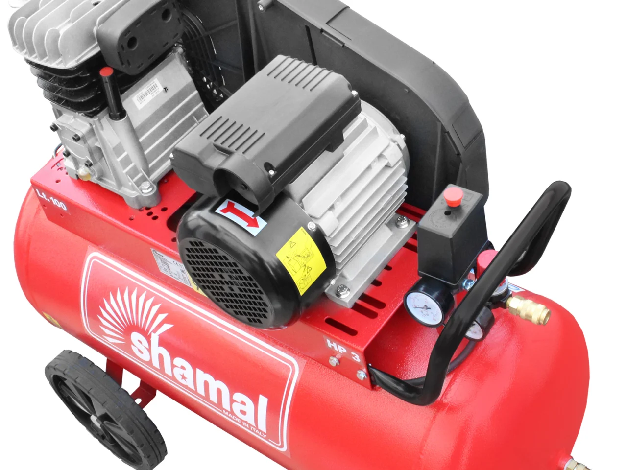 Sprężarka tłokowa kompresor Shamal CM 330/100 SB28C 2.2kW 230V 10 bar, zdjęcie 5