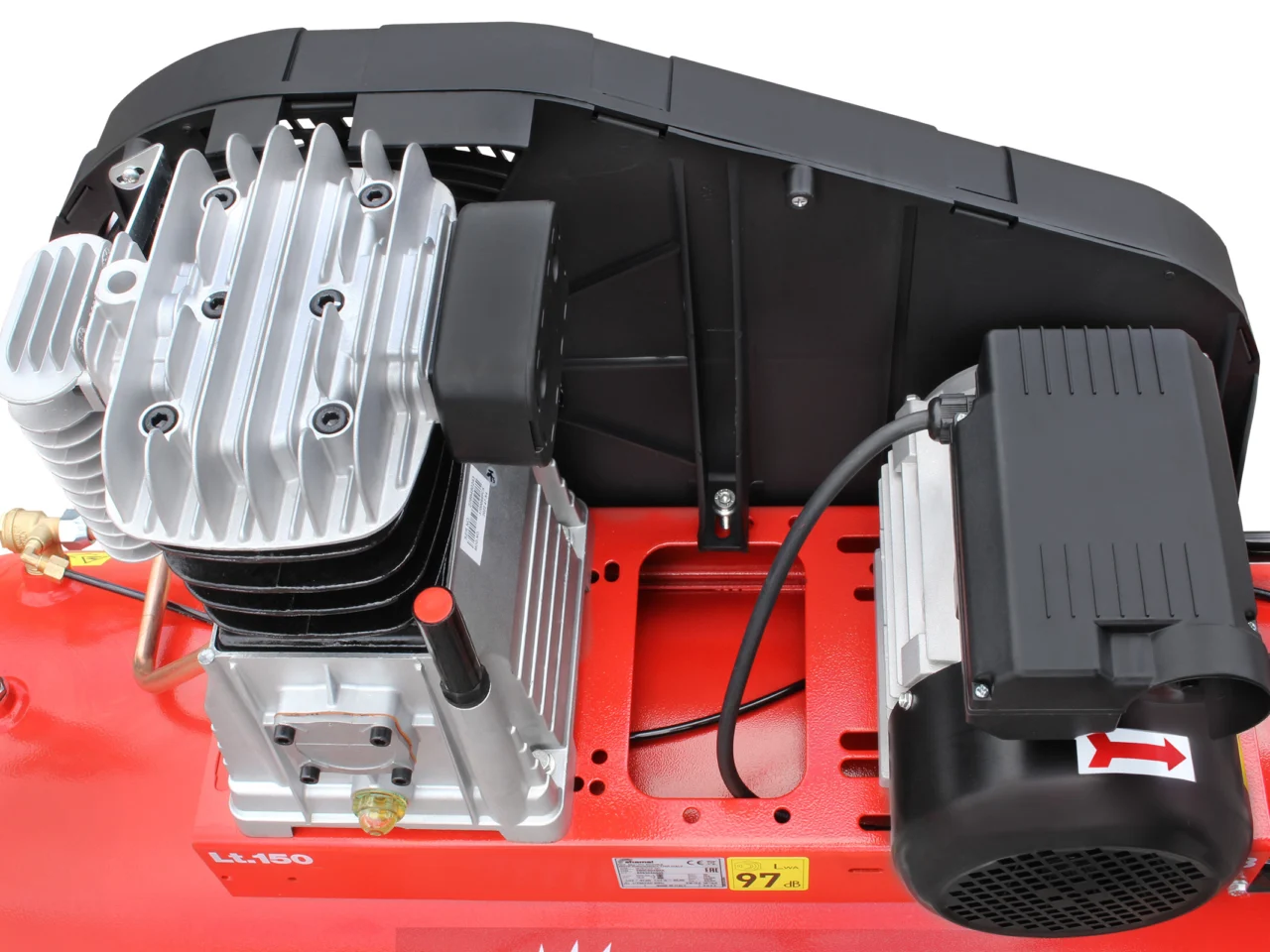 Sprężarka tłokowa kompresor Shamal CM 390/150 SB38C 230V 2.2kW 10 bar, zdjęcie 2