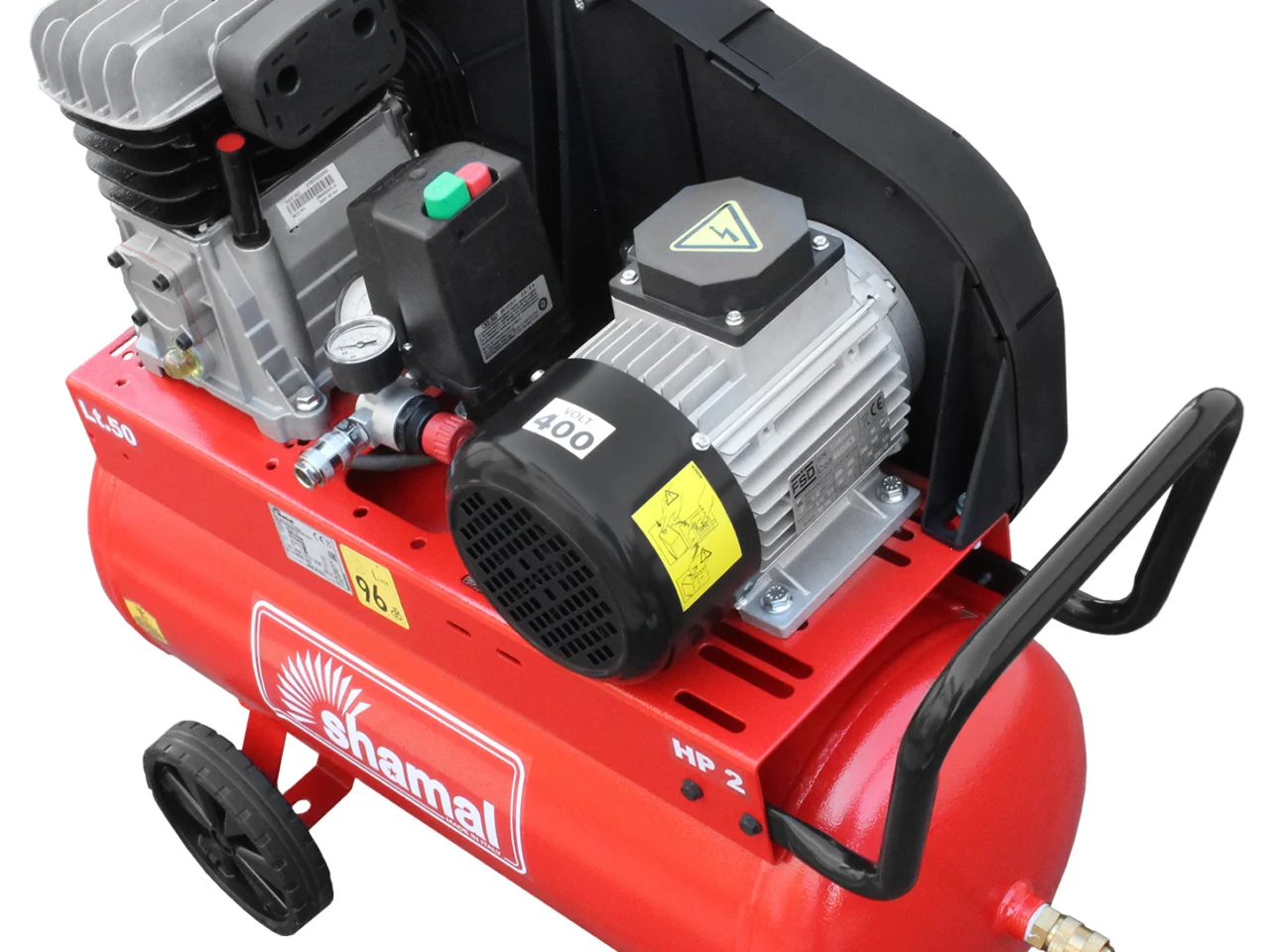 Sprężarka tłokowa kompresor Shamal CT 255/50 SB28 400V 1.5kW 10 bar, zdjęcie 5