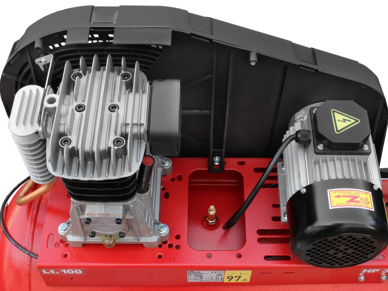 Sprężarka tłokowa kompresor Shamal CT 330/100 SB28C 400V 2.2kW 10 bar, zdjęcie 2