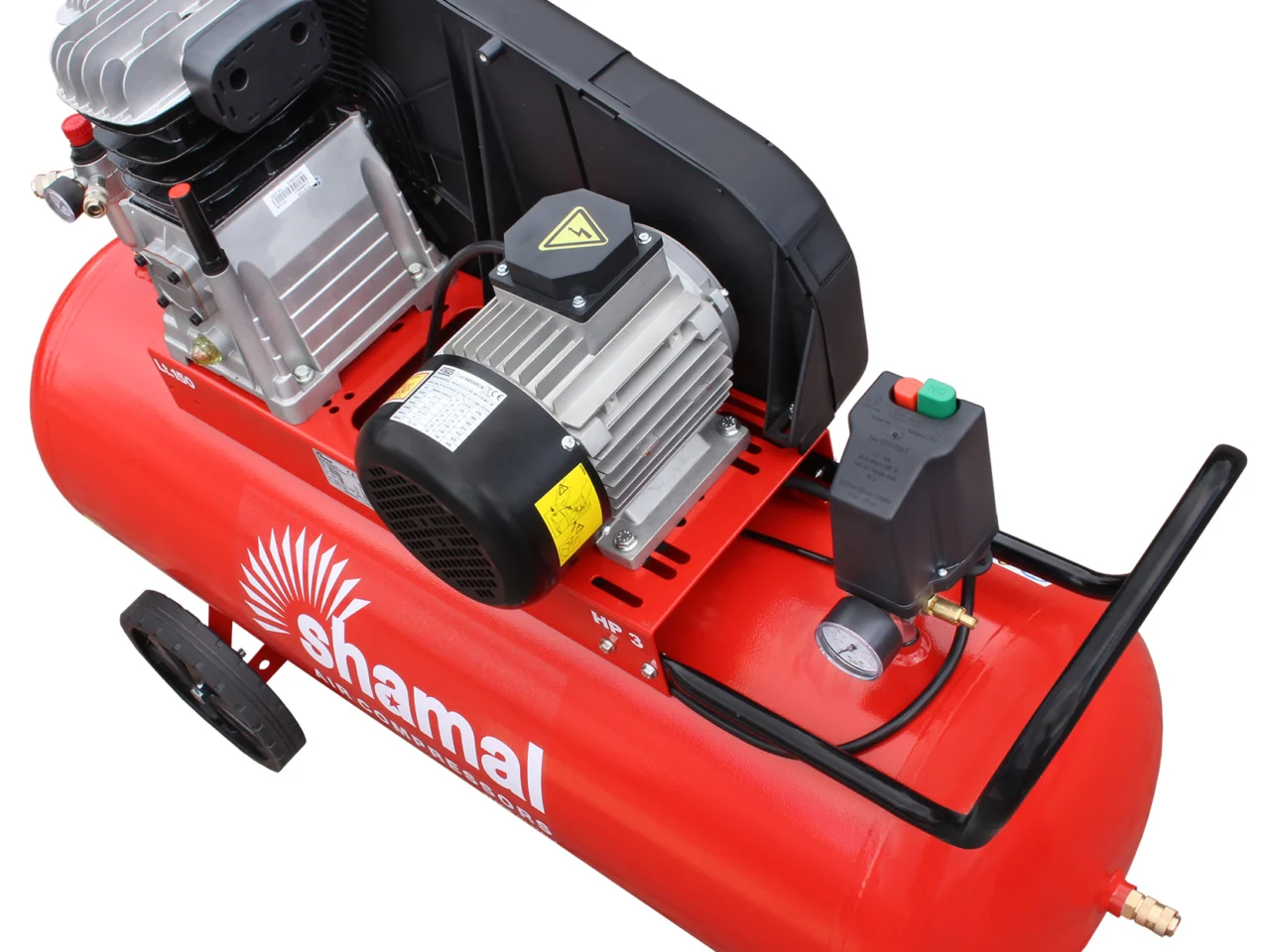 Sprężarka tłokowa kompresor Shamal CT 390/150 SB38C 400V 2.2kW 10 bar, zdjęcie 5