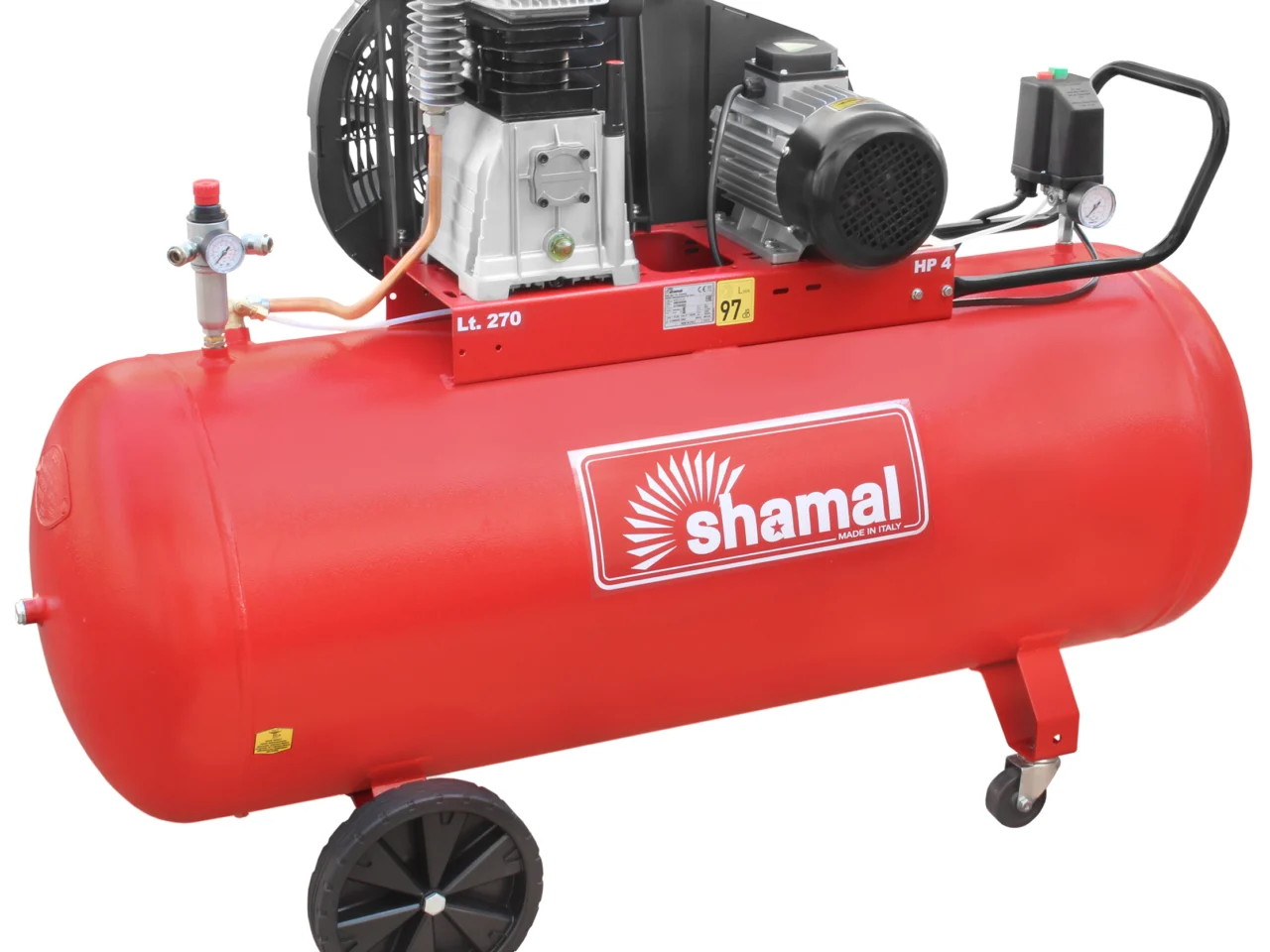 Sprężarka tłokowa kompresor Shamal CT 480/270 SB38C 400V 3kW 10 bar