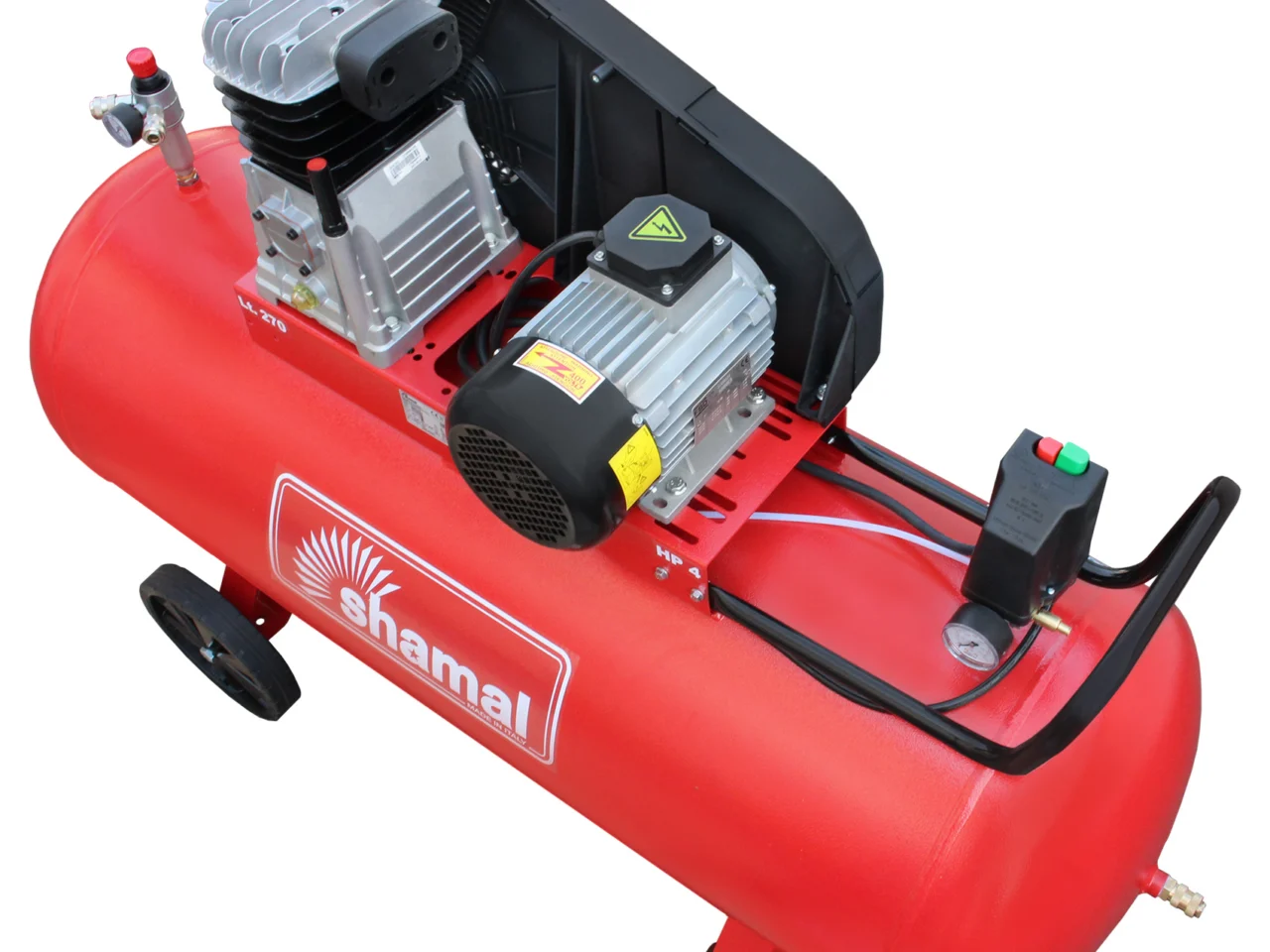 Sprężarka tłokowa kompresor Shamal CT 480/270 SB38C 400V 3kW 10 bar, zdjęcie 5