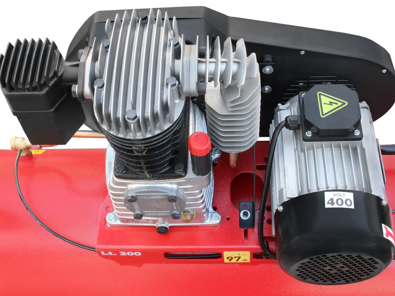 Sprężarka tłokowa kompresor Shamal CT 540/200 K18C 3kw 400V 10 bar, zdjęcie 2