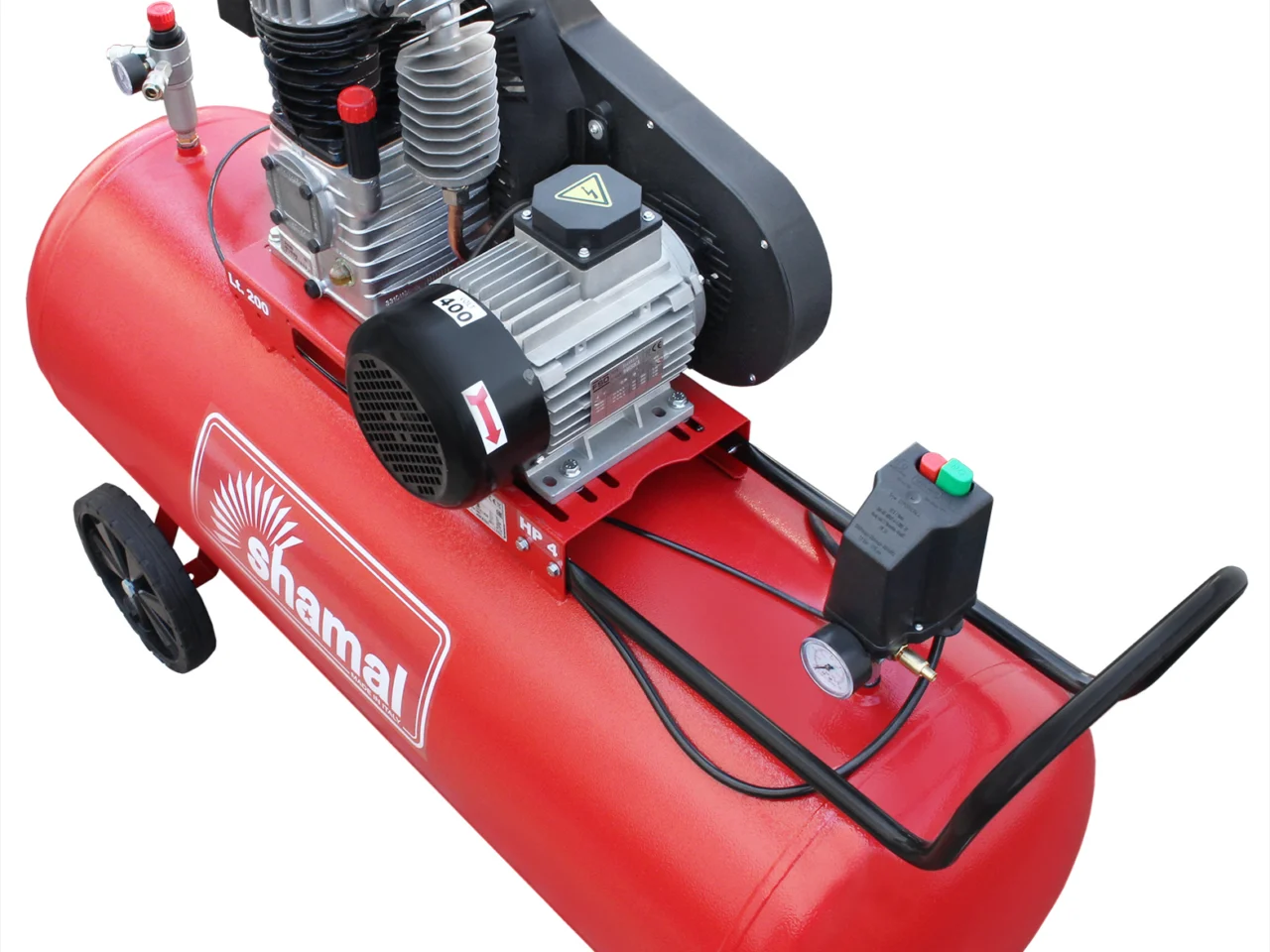 Sprężarka tłokowa kompresor Shamal CT 540/200 K18C 3kw 400V 10 bar, zdjęcie 5