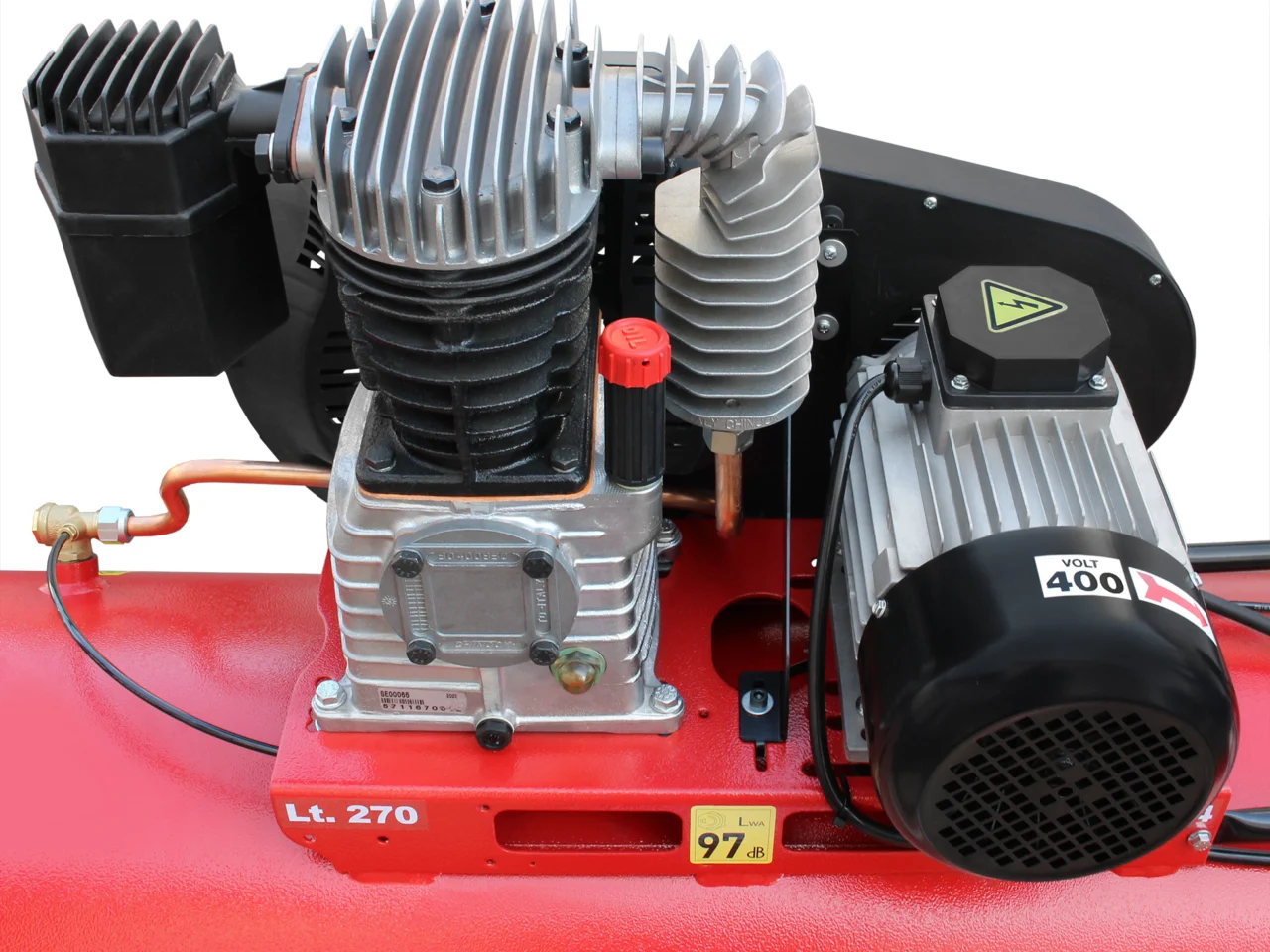 Sprężarka tłokowa kompresor Shamal CT 540/270 K18C 3kW 400V 10 bar, zdjęcie 2