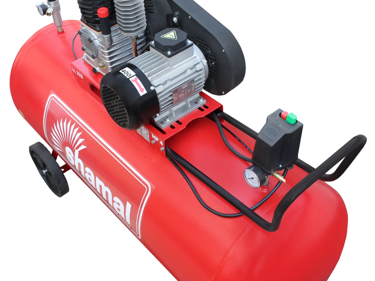 Sprężarka tłokowa kompresor Shamal CT 540/270 K18C 3kW 400V 10 bar, zdjęcie 5