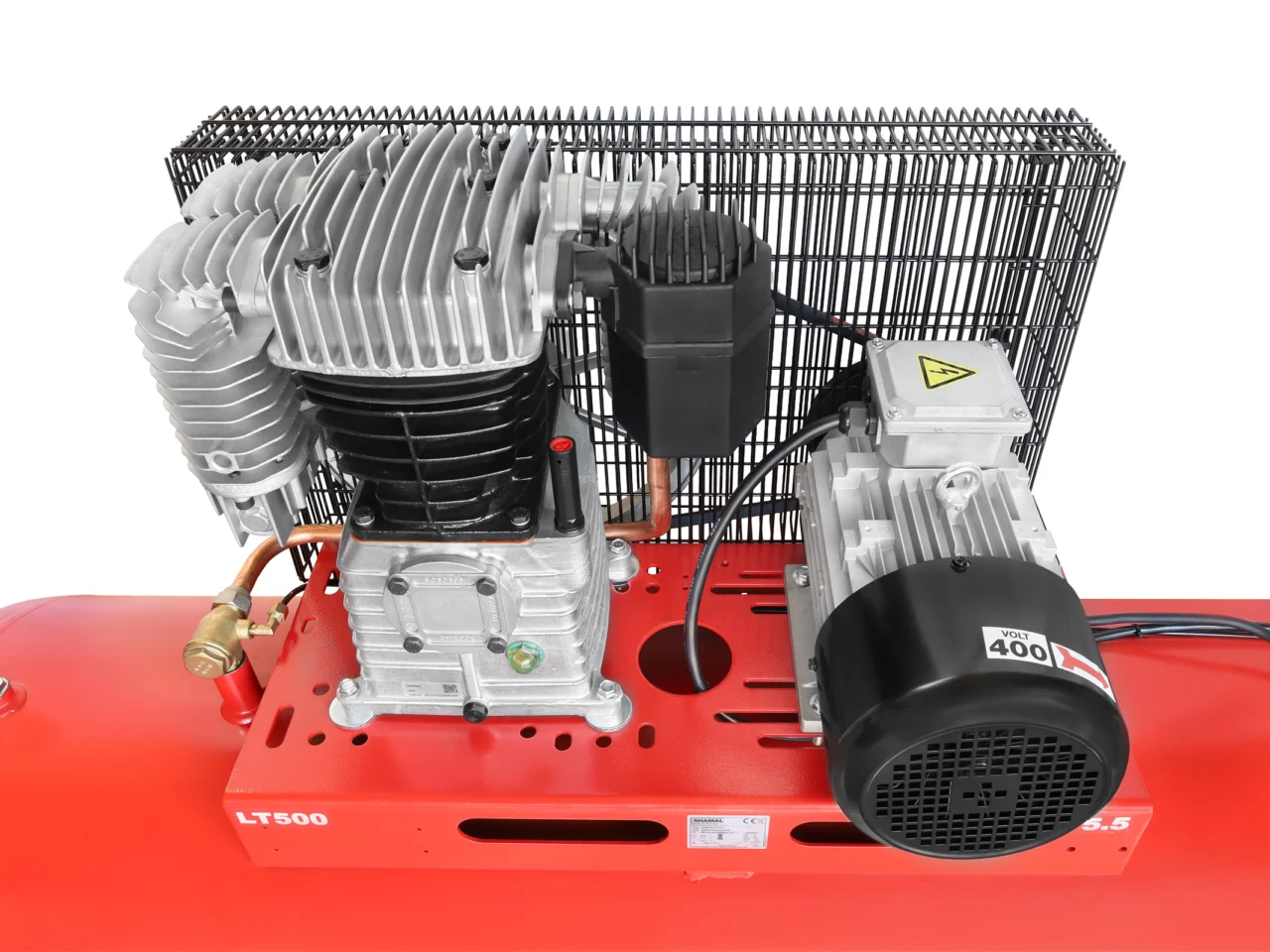 Sprężarka tłokowa kompresor Shamal CT 750/500 K28 4kW 400V 10 bar, zdjęcie 2