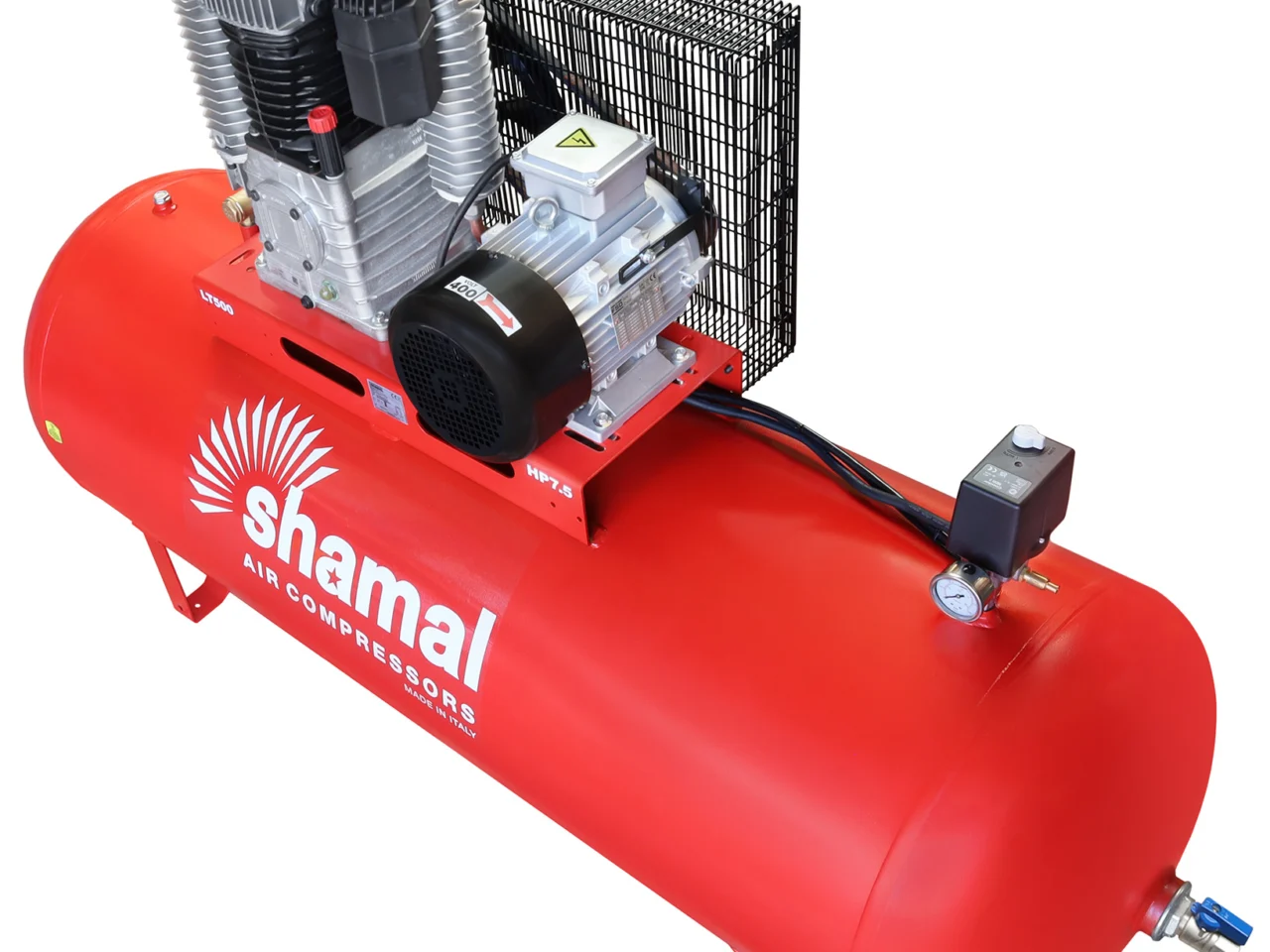 Sprężarka tłokowa kompresor Shamal CT 750/500 K30 5.5kW 400V 11 bar, zdjęcie 5