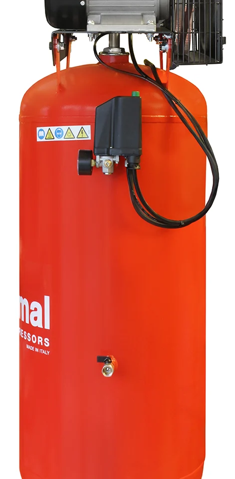 Sprężarka tłokowa kompresor Shamal FTV 340/150 K18 2.2kW 400V 10 bar pionowy zbiornik, zdjęcie 2
