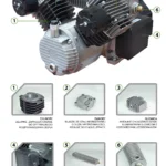 Sprężarka tłokowa kompresor Shamal HD 65DV/50 330/50 1450 obr 230V 10 bar HOT, zdjęcie 5