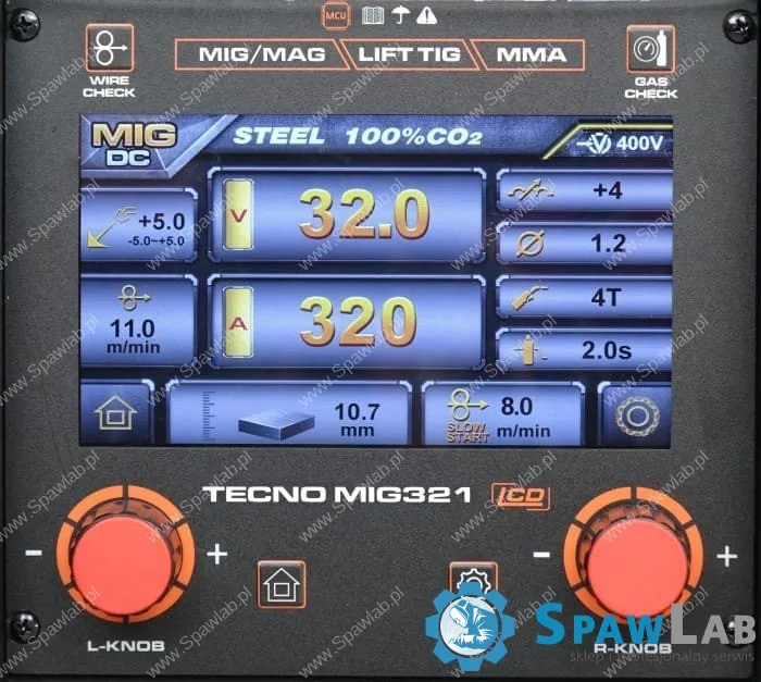 Ideal Tecno MIG 321 Synergic LCD, zdjęcie 3