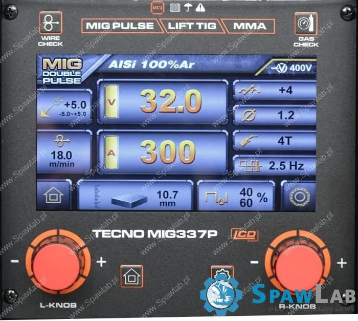 Ideal Tecno MIG 337 Pulse Synergic LCD, zdjęcie 4