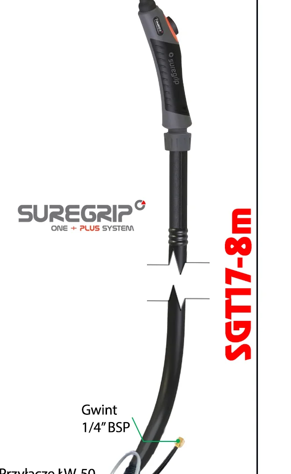 TIG UCHWYT SPAWALNICZY PARKER SUREGRIP SGT17 X 8m, zdjęcie 2