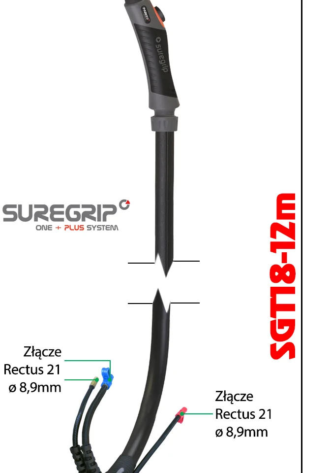TIG UCHWYT SPAWALNICZY PARKER SUREGRIP SGT18 FLEX PKG X 12m, zdjęcie 3