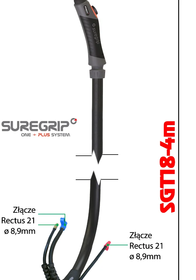 TIG UCHWYT SPAWALNICZY PARKER SUREGRIP SGT18SC PKG X 4m C/W, zdjęcie 2