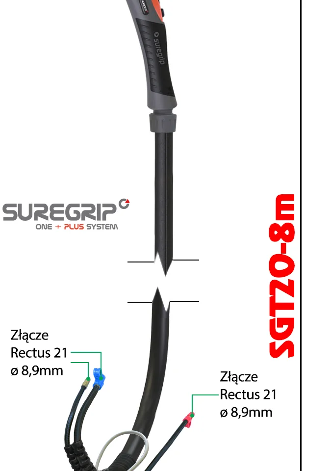 TIG UCHWYT SPAWALNICZY PARKER SUREGRIP SGT20 PKG X 8m, zdjęcie 2