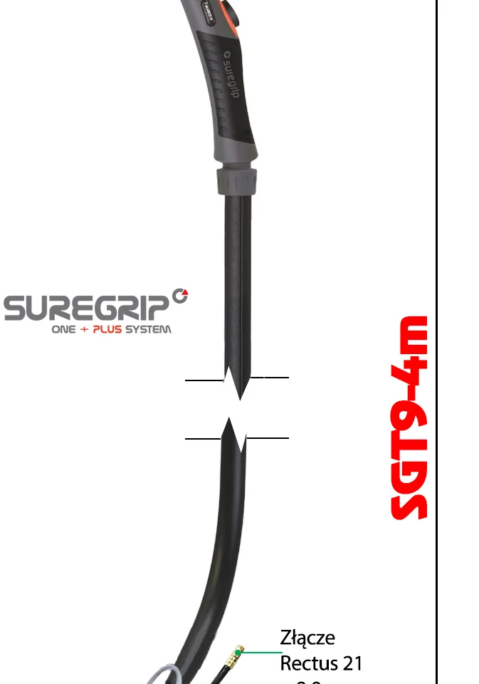 TIG UCHWYT SPAWALNICZY PARKER SUREGRIP SGT9 FLEX PKG X 4m, zdjęcie 2