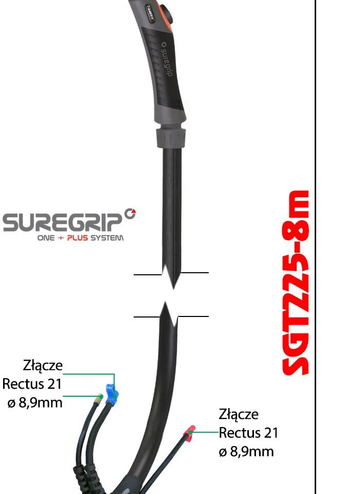 TIG UCHWYT SPAWALNICZY PARKER SUREGRIP SGTS225 PKG X 8m C/W, zdjęcie 2
