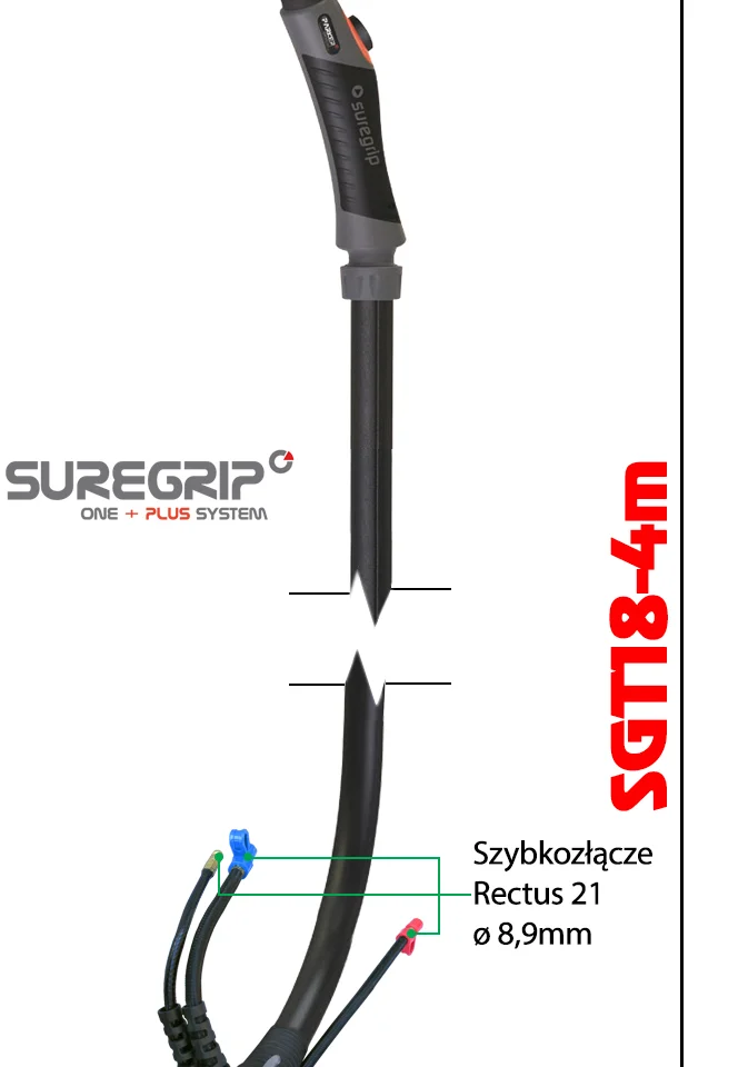 TIG UCHWYT SUREGRIP SGT18 PKG X 4m, zdjęcie 2