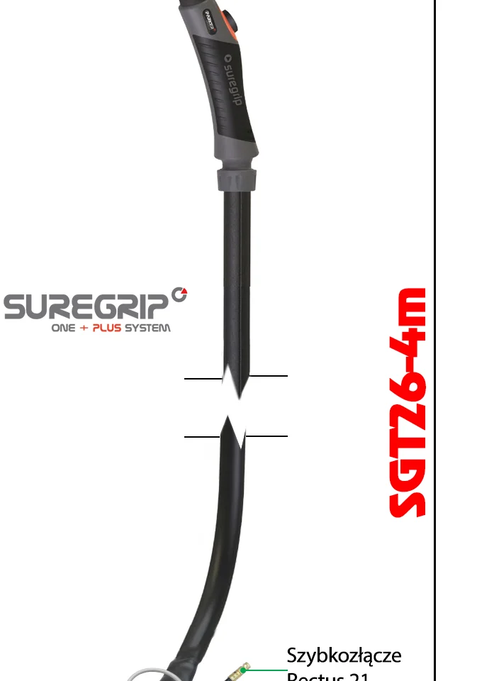 TIG UCHWYT SUREGRIP SGT26 FLEX PKG X 4m MINI JET TIG ORYGINAL, zdjęcie 2