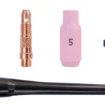 Uchwyt spawalniczy TIG 26V 4m ŁW35/50 zawór + przycisk CX80/CX90 WTYK 2 PIN, zdjęcie 4