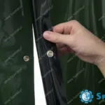 Weldas Ekran spawalniczy łączony LAVAshield® (180×137 cm) - Zielony 55-7218, zdjęcie 4