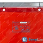 Weldas Ekran Spawalniczy LAVAshield® Czerwony 180×137 cm z możliwością łączenia 55-6218