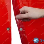 Weldas Ekran Spawalniczy LAVAshield® Czerwony 180×137 cm z możliwością łączenia 55-6218, zdjęcie 4